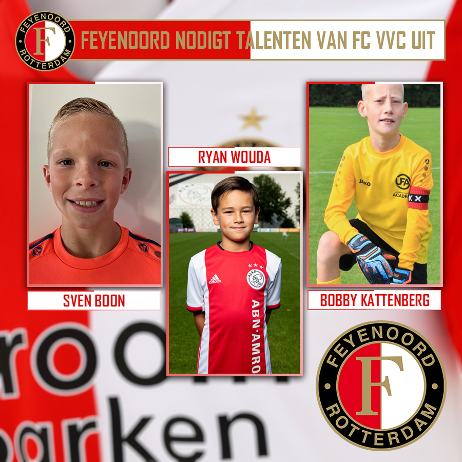 Talent FC VVC op stage bij Feyenoord