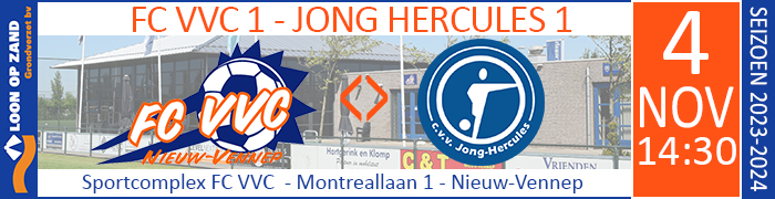 FC VVC 1 - Jong Hercules 1 :: Loon op Zand