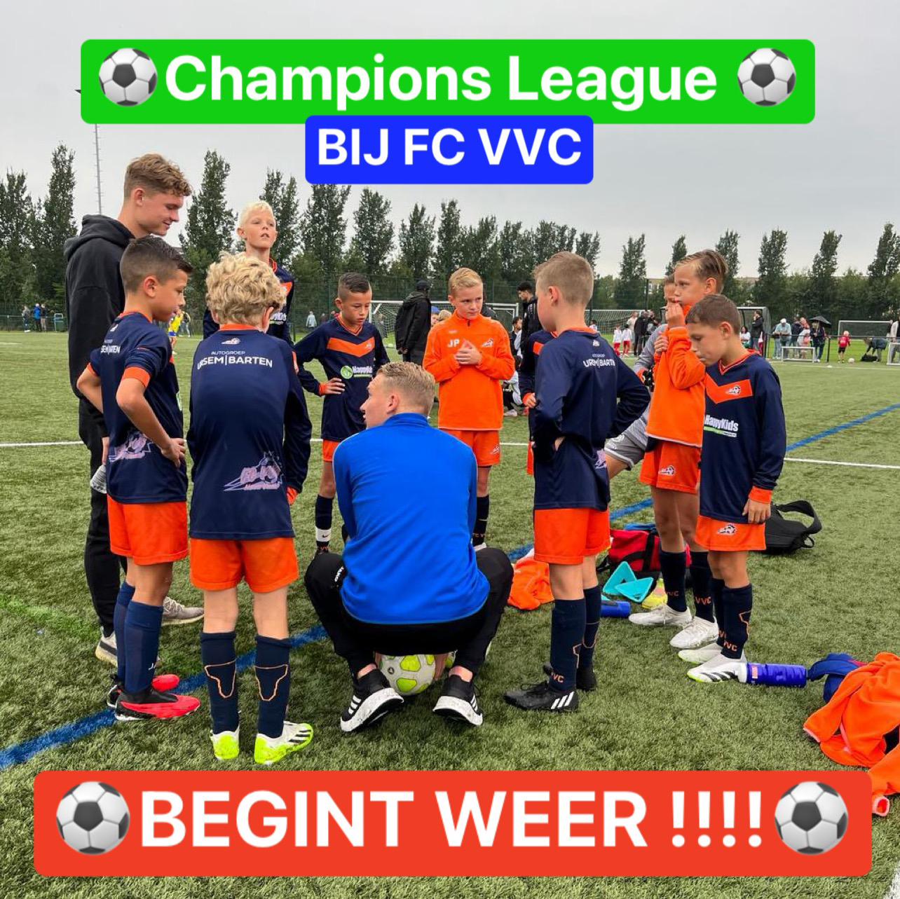 FC VVC Champions League begint weer !!