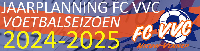 FC VVC Jaarplanning 2024-2025