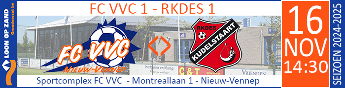 FC VVC 1 - RKDES 1 :: Loon op Zand