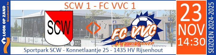 SCW 1 - FC VVC 1 :: Loon op Zand