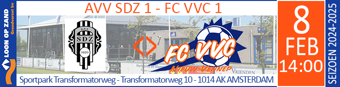 AVV SDZ 1 - FC VVC 1 :: Loon op Zand