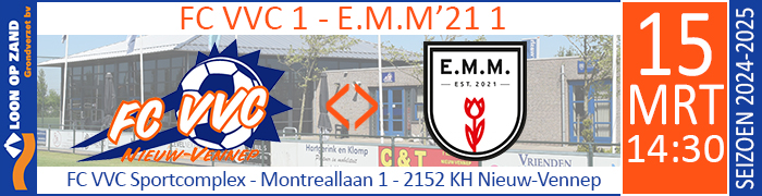 FC VVC 1  - E.M.M. 1 :: Loon op Zand