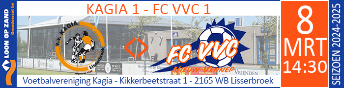 KAGIA 1 - FC VVC 1 :: Loon op Zand