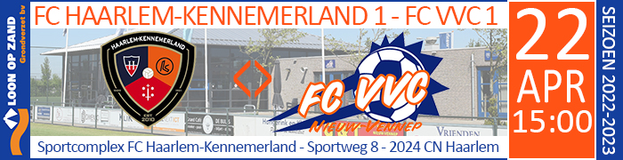 FC Haarlem Kennemerland 1 - FC VVC 1 :: Loon op Zand