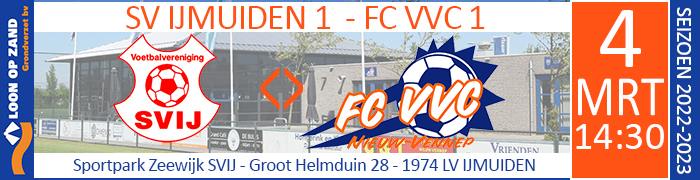 SV IJMUIDEN 1 - FC VVC 1 :: Loon op Zand