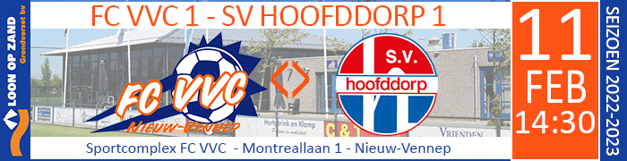 FC VVC 1 - SV HOOFDDORP :: Loon op Zand