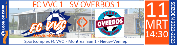 FCVVC 1 - SV OVERBOS 1 :: Loon op Zand