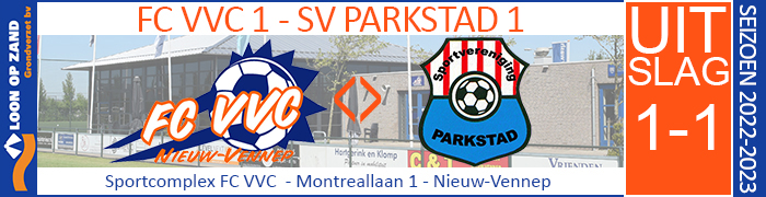 FCVVC1 - SV PARKSTAD 1 uitslag 1-1